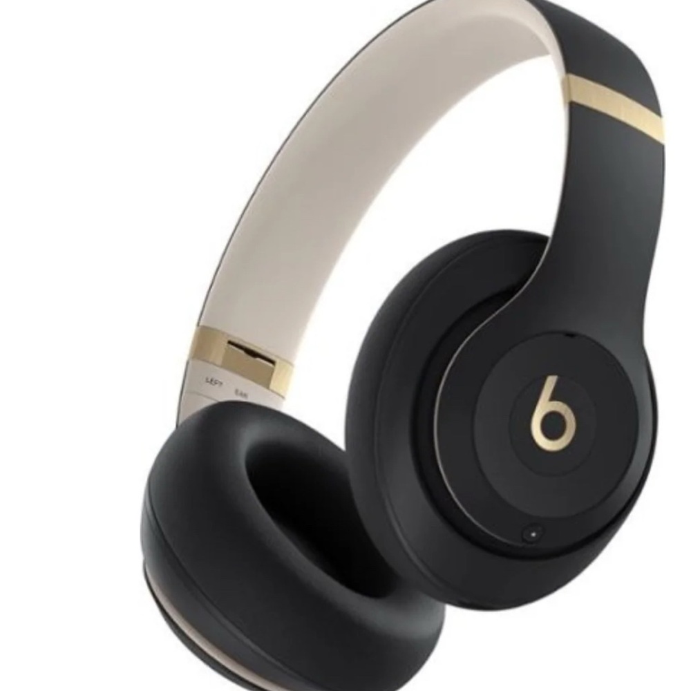 Black and Gold Wireless Headphones